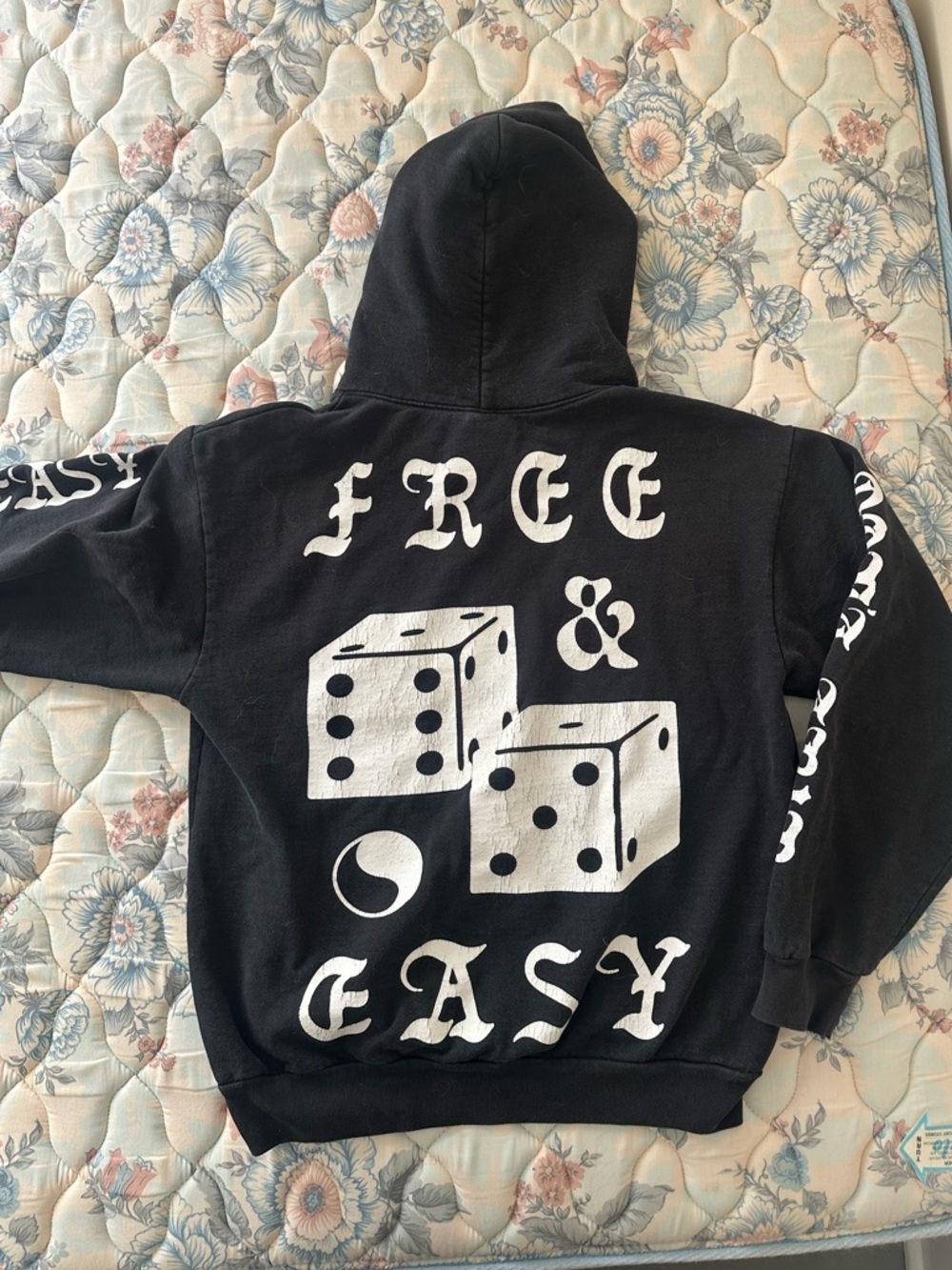 Free & Easy Dice Hoody Premium Fleece Size M
